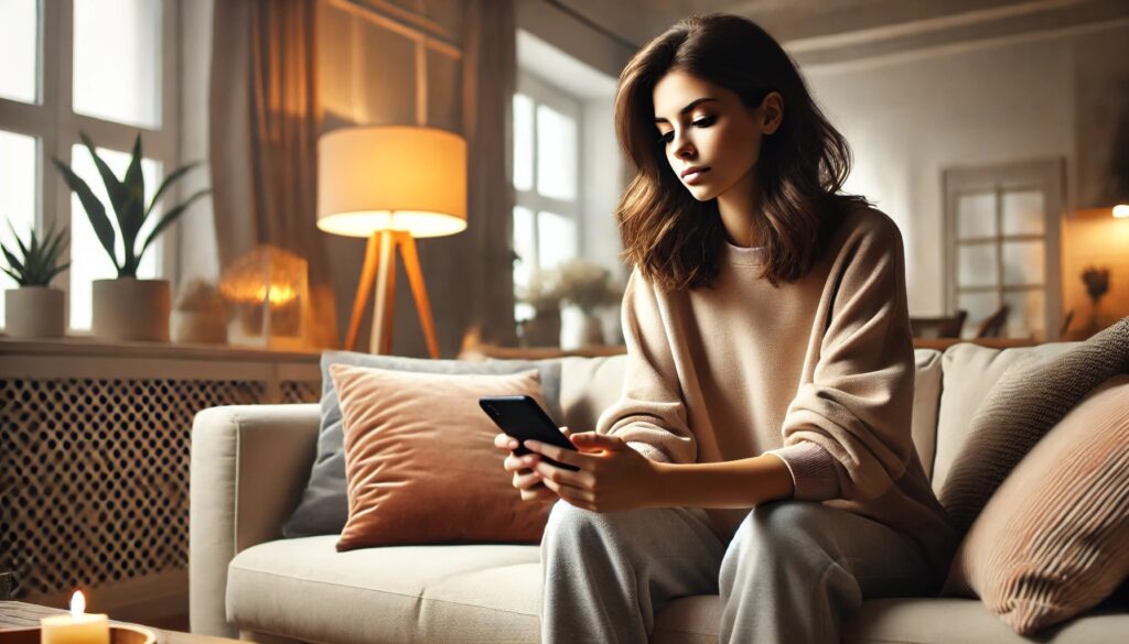 胃の不調を感じる女性と消化を助ける食事のイメージ