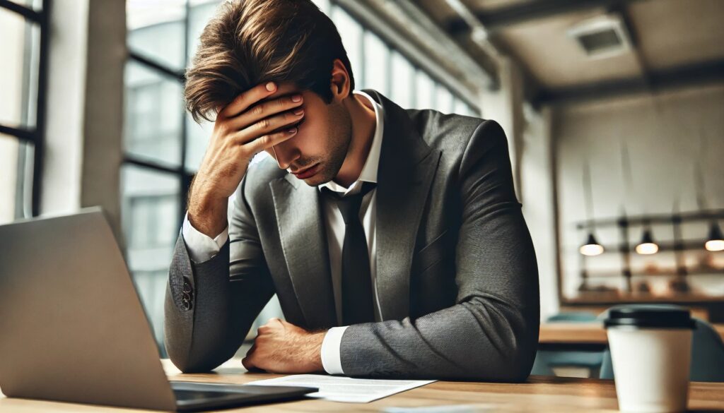 キャリアの停滞に悩む30代後半から40代のビジネスパーソン