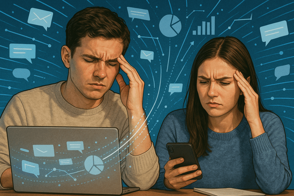 脳と腸の神経伝達を整える“神経チューニング”を実践し、情報疲労から回復して集中力を取り戻そうとする